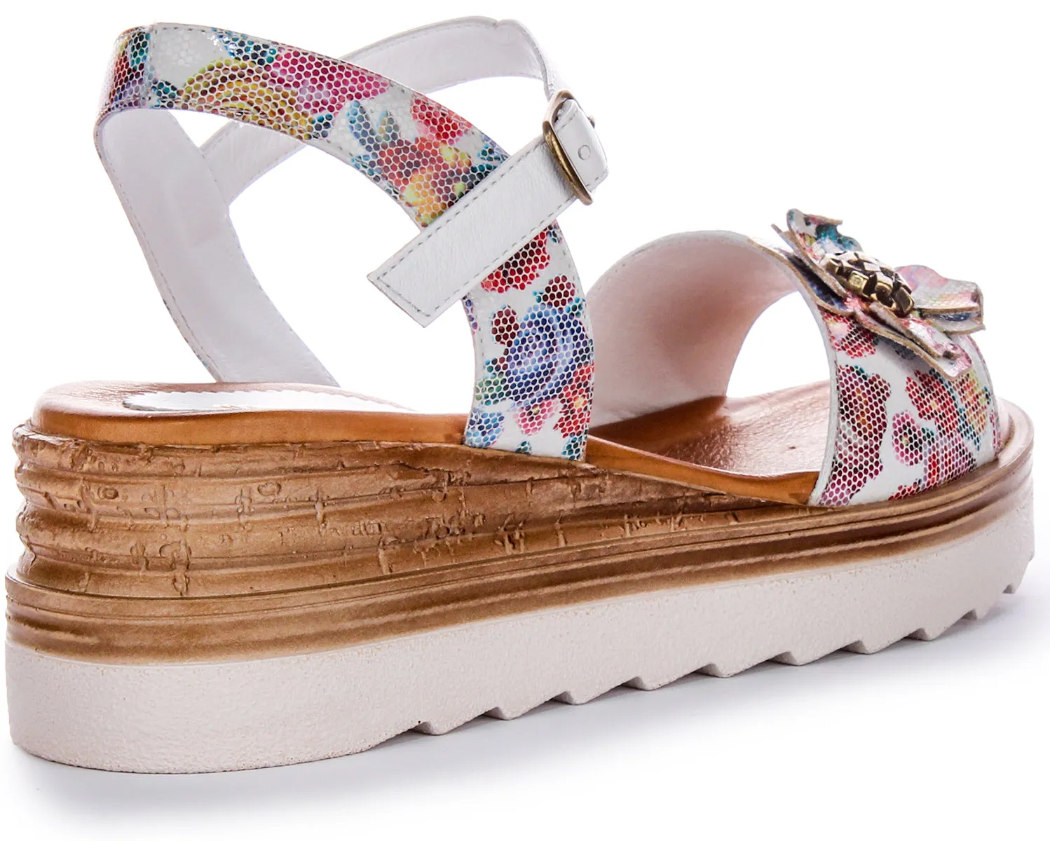 Justinreess England Tania In White Multi For Women