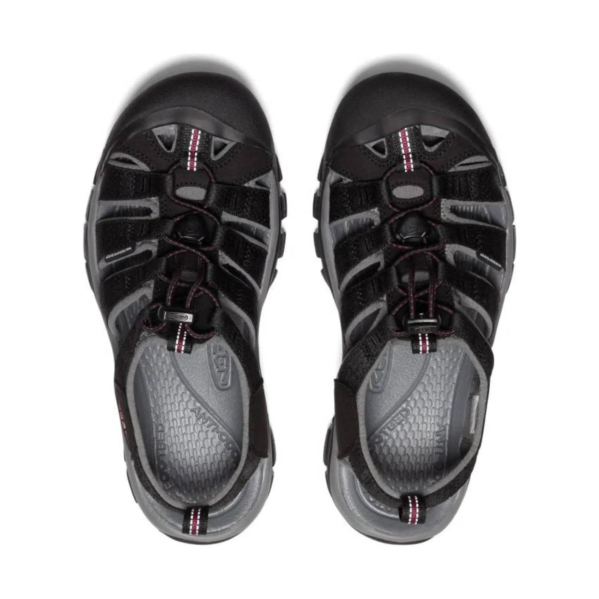 KEEN Women's Newport H2 - Black/Raspberry Wine