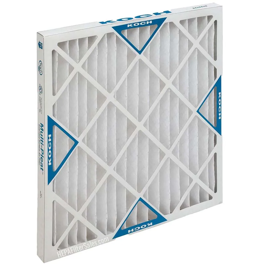 Koch Air Filter 14 x 20 x 1 MERV 8 Pleated Air Filter - 12 Pack