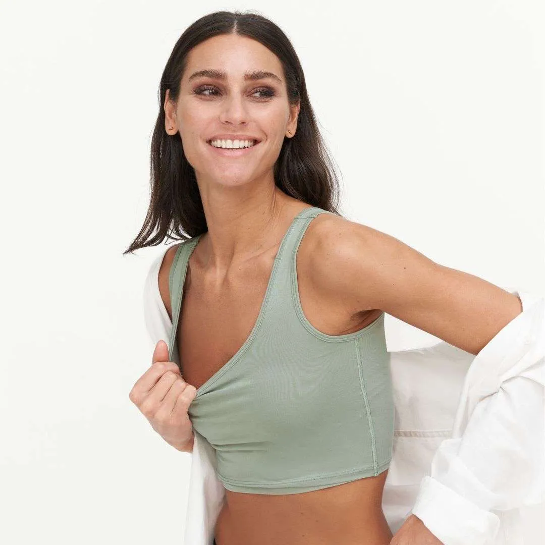 Larken X Nursing   Pumping Bra | Sage