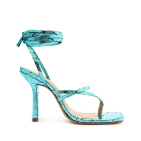 Lily Metallic Leather Sandal