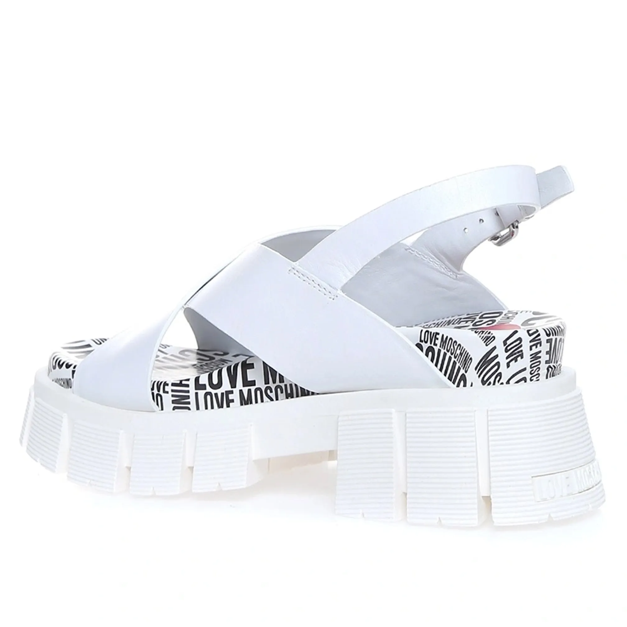 Love Moschino Womens White Sandals