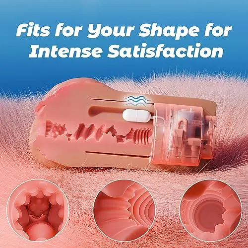 Male Masturbator with 3 Sucking Patterns and 10 Vibration Settings