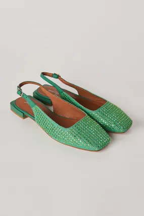 Margaux Rhinestone Flat