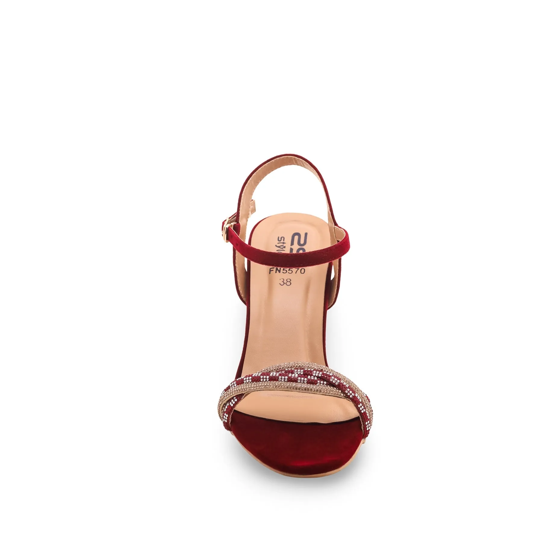 Maroon Fancy Sandal FN5570