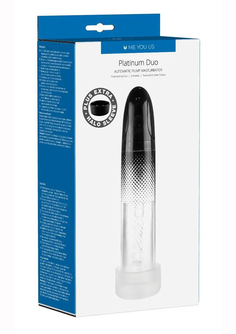 ME YOU US Platinum Duo Automatic Penis Pump Rechargeable Masturbator