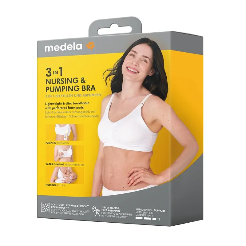 Medela 3-in-1 Nursing and Pumping Bra Bundle