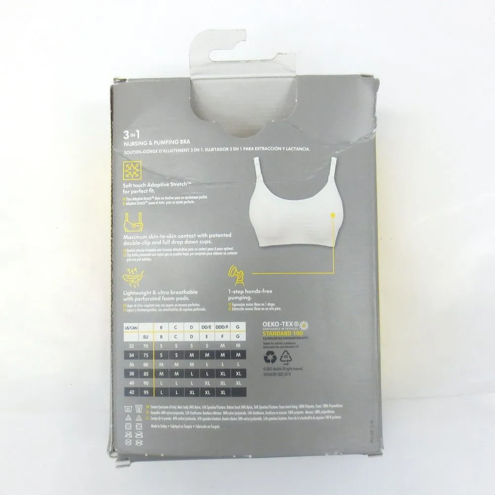 Medela 3-in-1 Nursing and Pumping Bra - Chai (Medium) (84038) (Open Box)