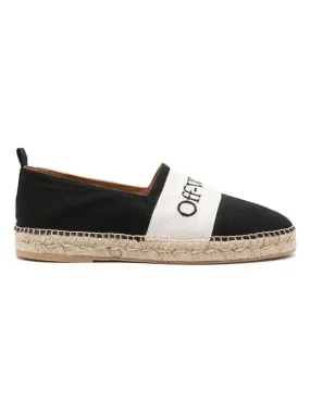 Men's Linen Espadrilles in Black | Size 41 | OMIB010S24FAB001