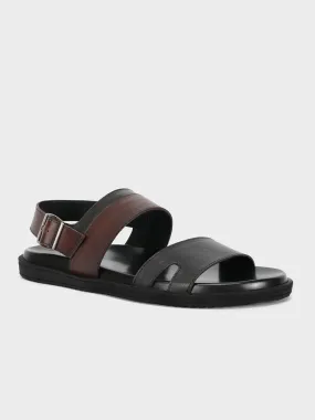 Mens "DONAR" Casual Leather Sandals