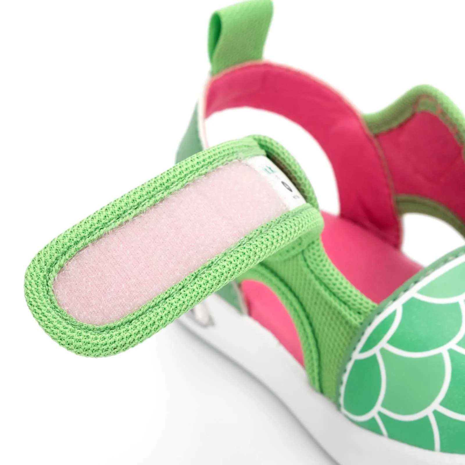 Mermaid Squeaky Toddler Sandals | Green