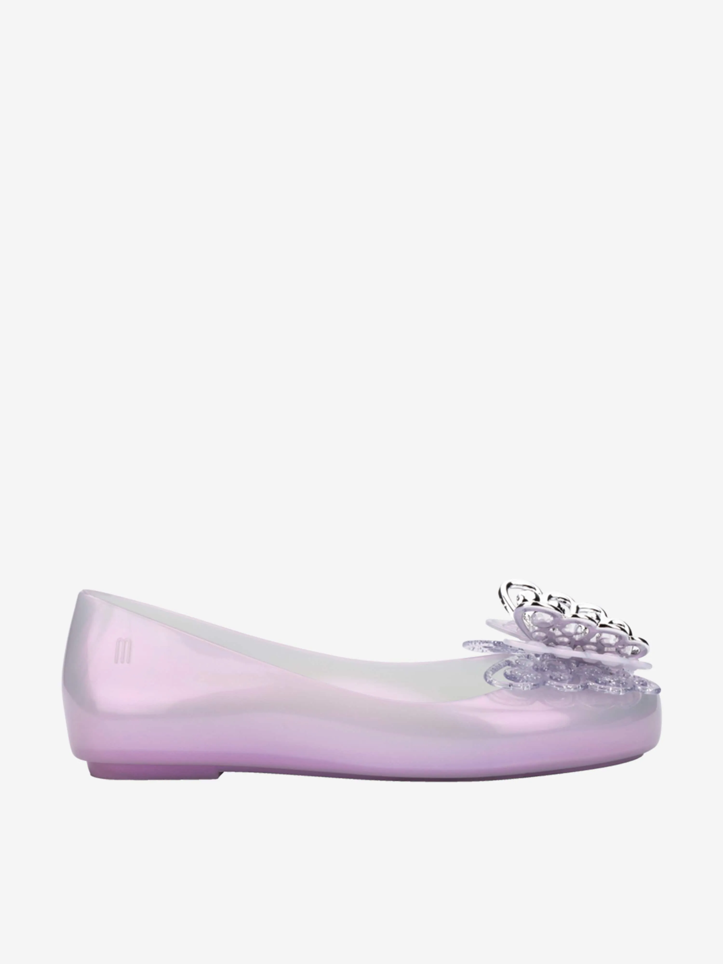 Mini Melissa Girls Sweet Love Fly II Ballerinas in Purple