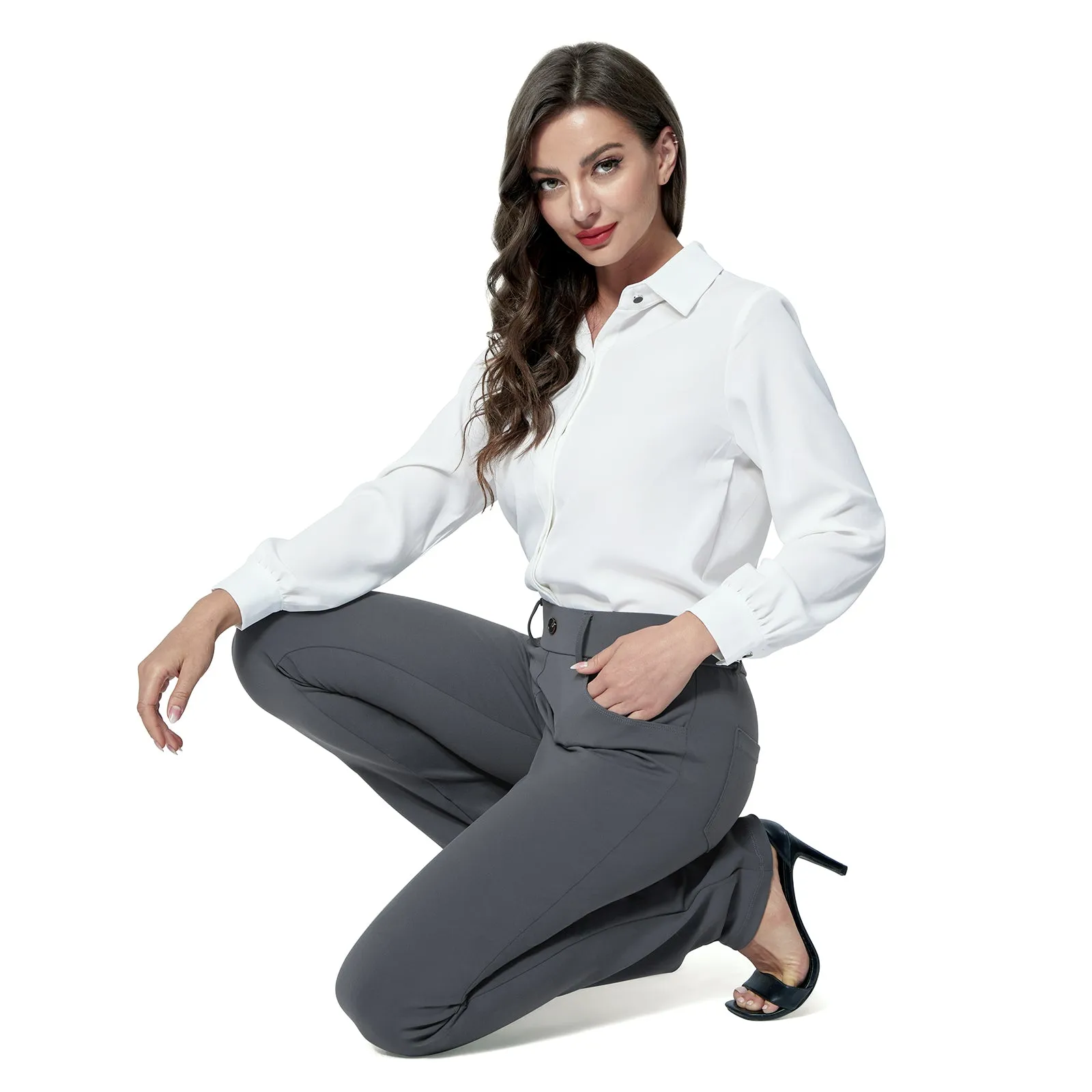 MOTEEPI Yoga Dress Pants for Women 31''