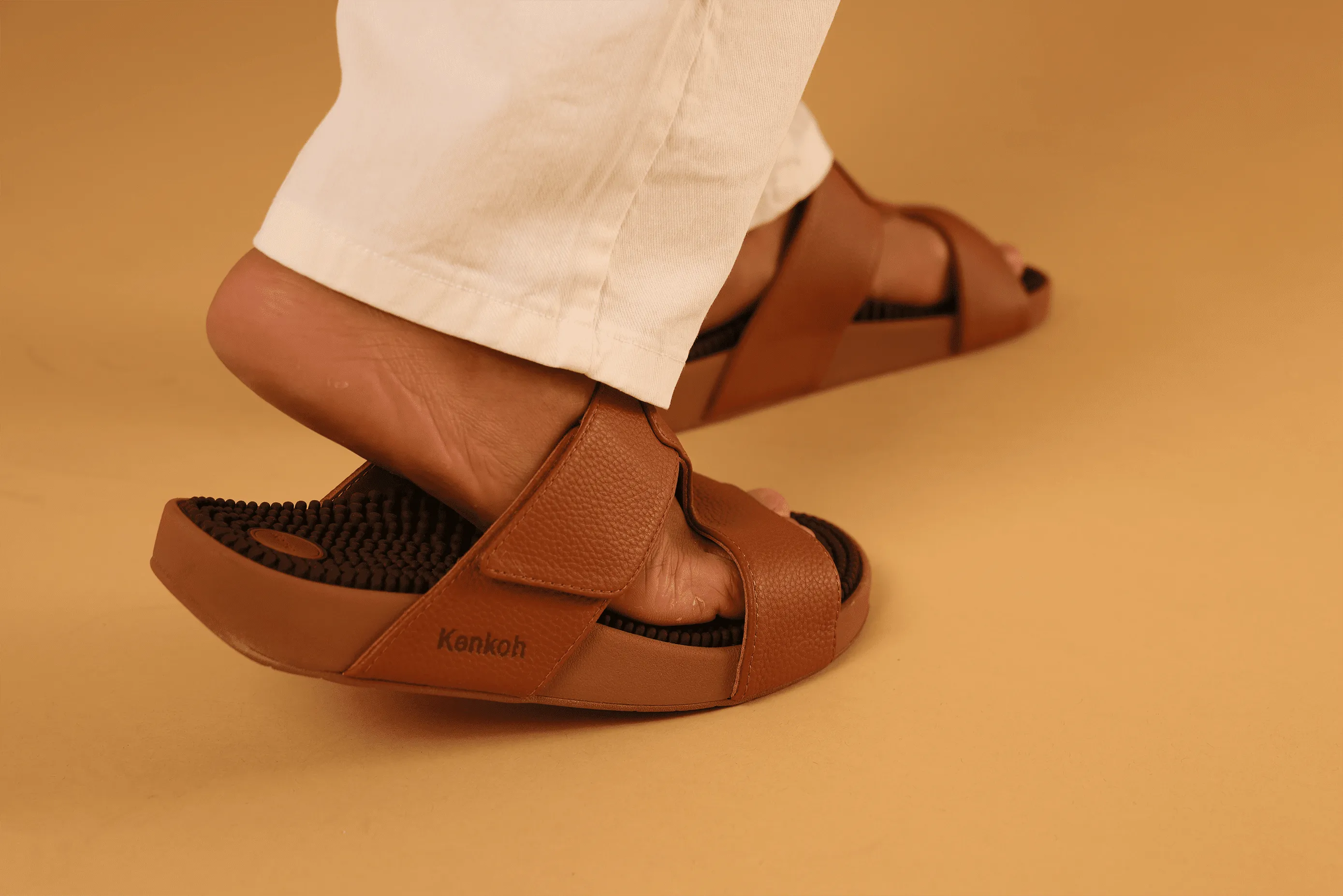 Musashi Leather Reflexology Sandals