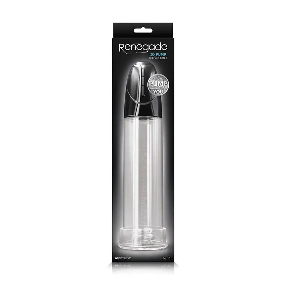 Ns Novelties Clear Renegade Rechargeable Penis Pump