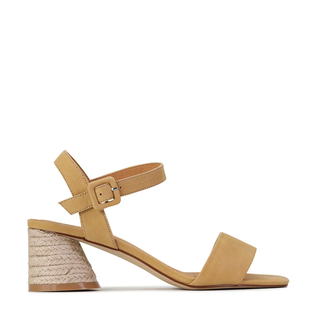 PETRON ESPADRILLE HEEL ARCHIVE SANDAL