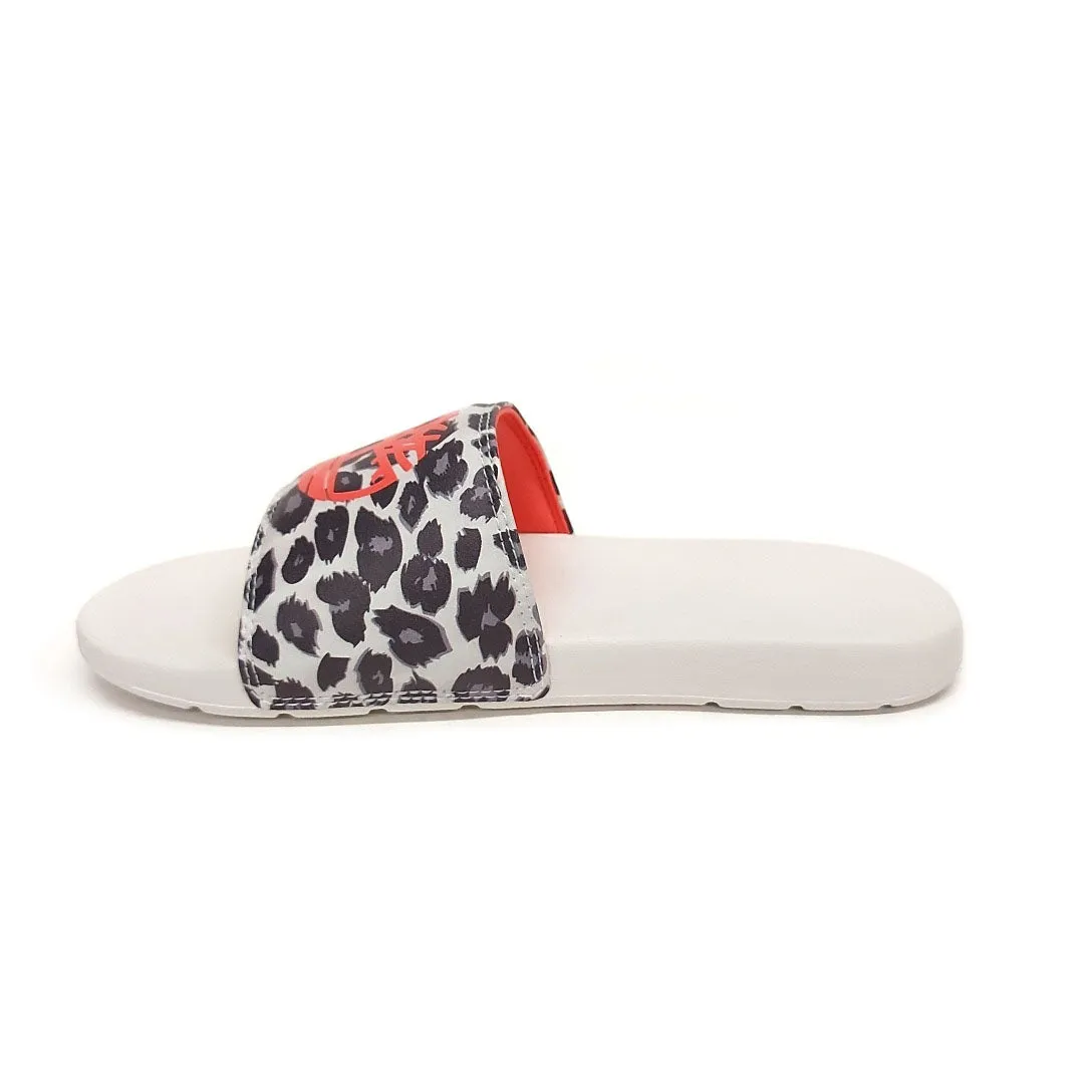 Playa Sands Slide Sandals with Animalier Print