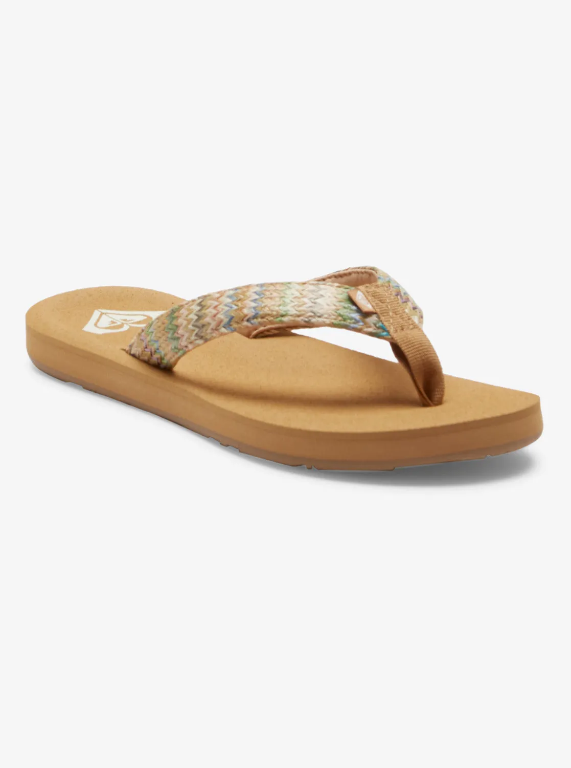 Porto Raffia II Sandals - Multi/Olive