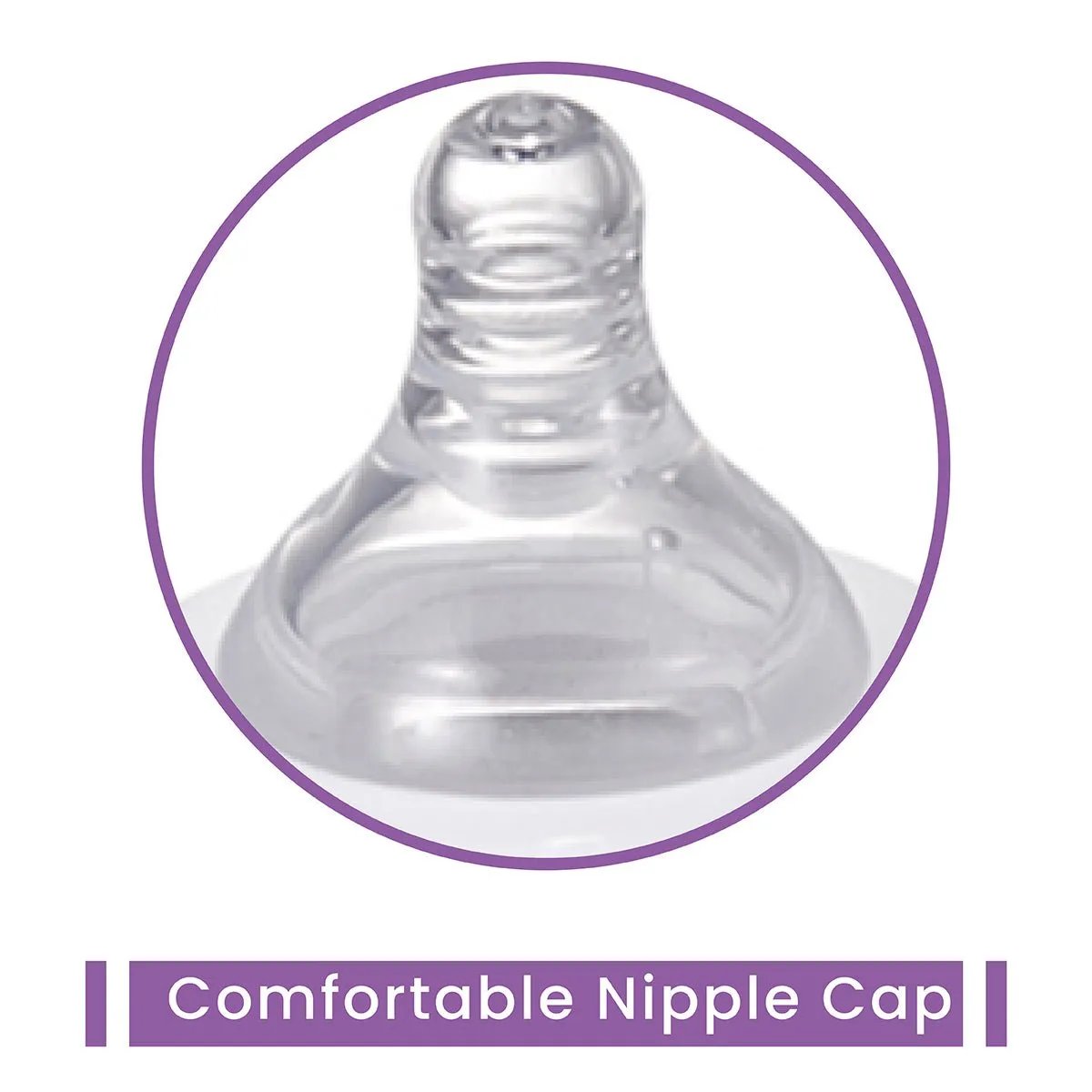 R for Rabbit First Feed Manual Breast Pump- Purple