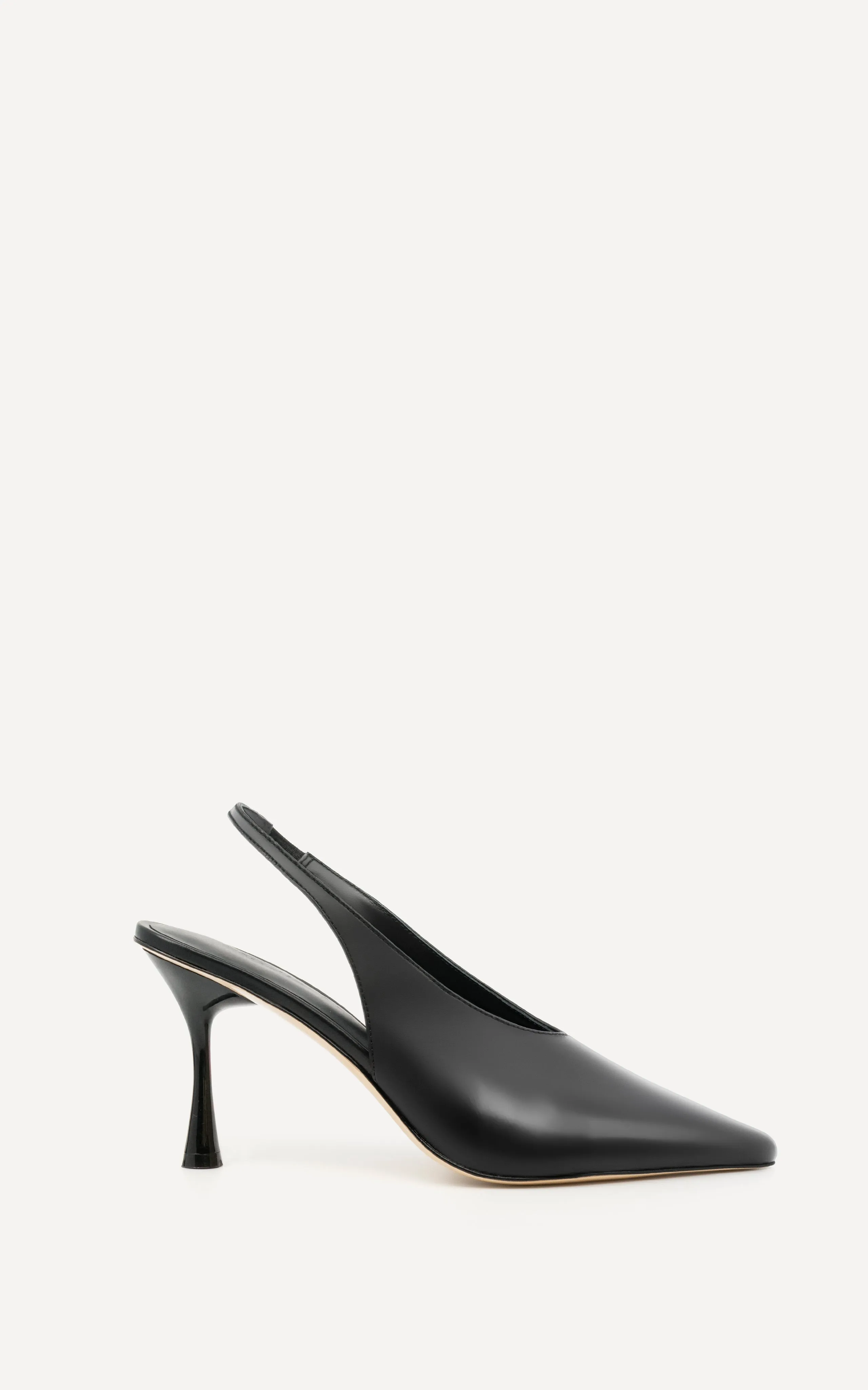 Razor Slingback 90 Heel | Black