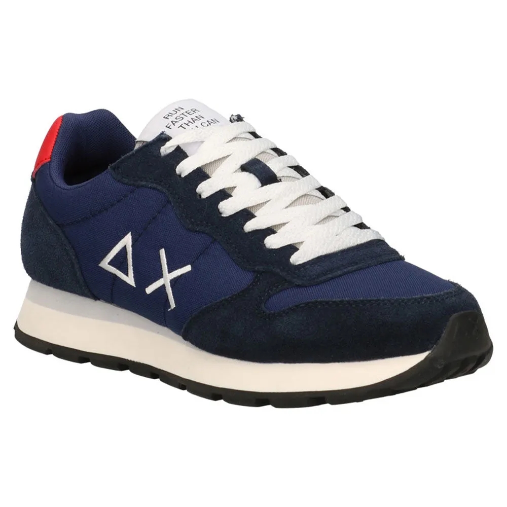 Scarpe Uomo Sun68 Sneakers Tom Solid Nylon Navy Blue - Z42101