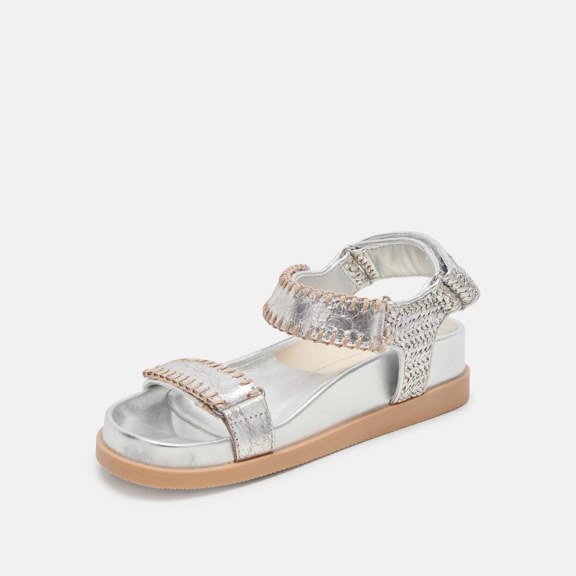 SENORA SANDALS SILVER KNIT