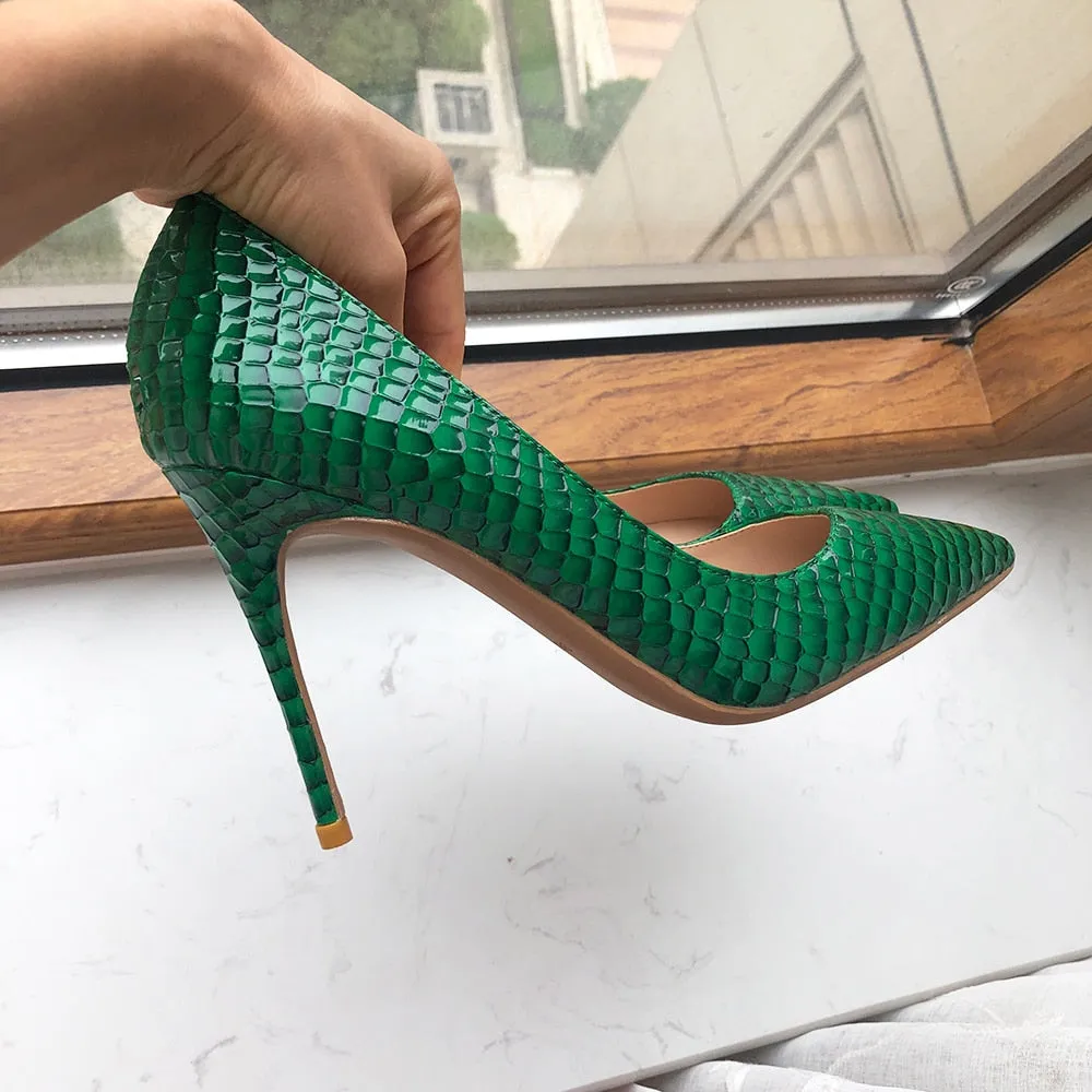 SerpentLux Chic Stiletto Pumps