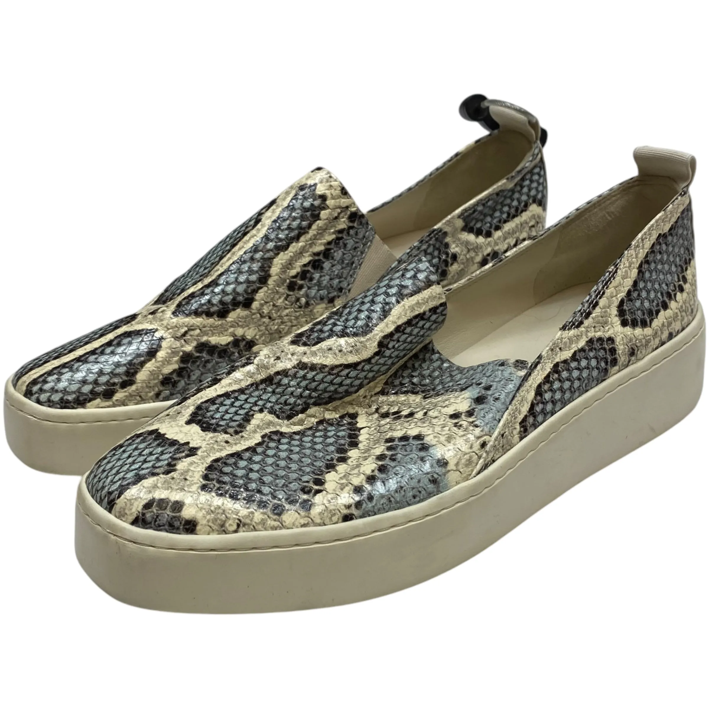 Shoes Flats By Vince In Snakeskin Print, Size: 7.5