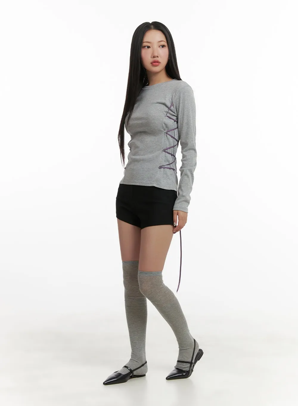 Side Strap Long Sleeve CY403