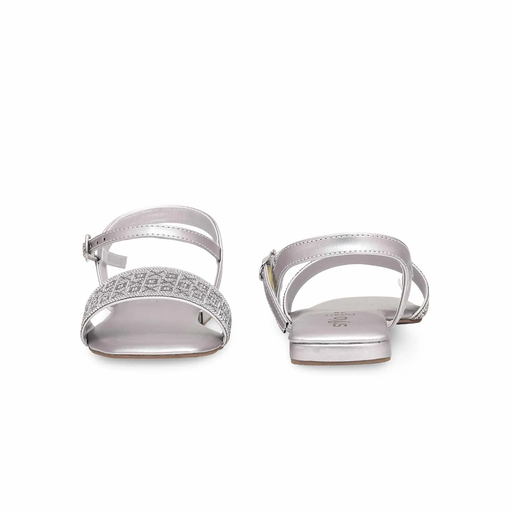 Silver Fancy Sandal FN5917