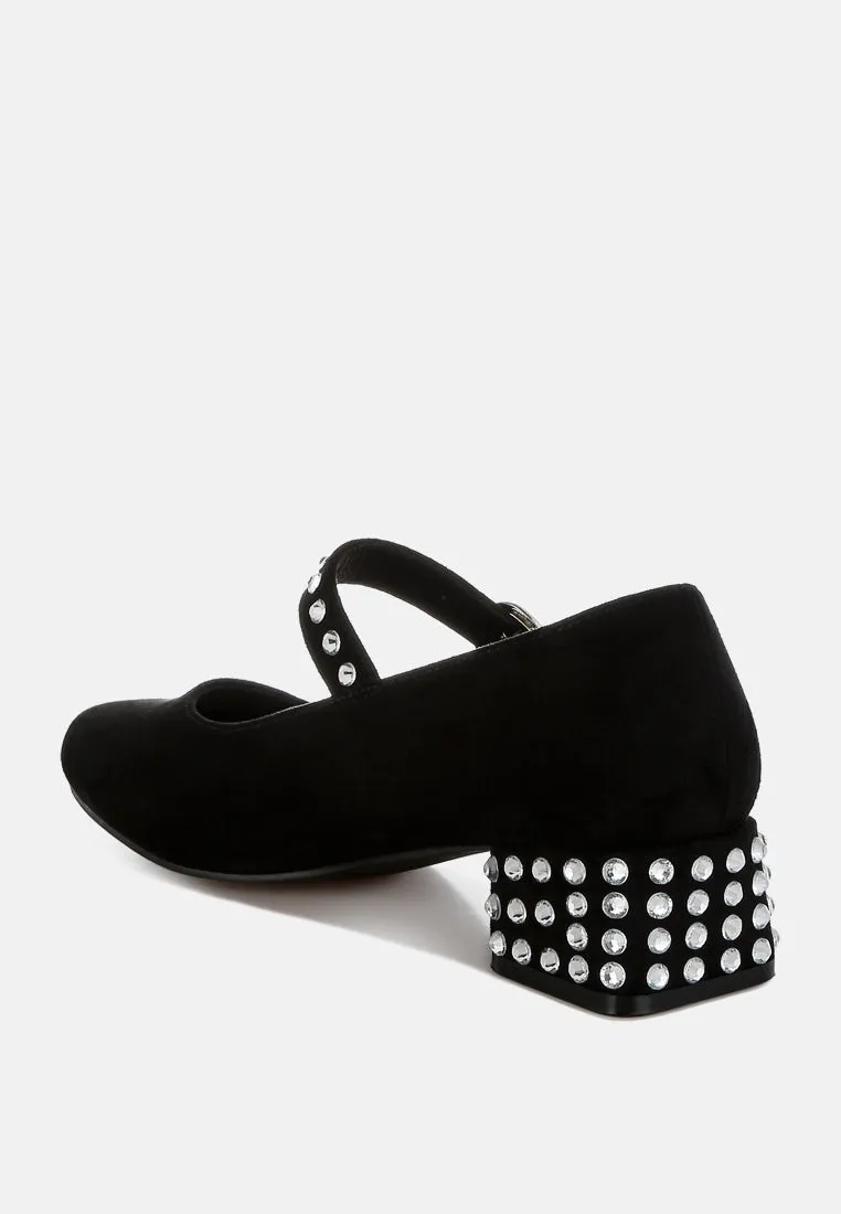 Sima Studded Mary Jane Pumps