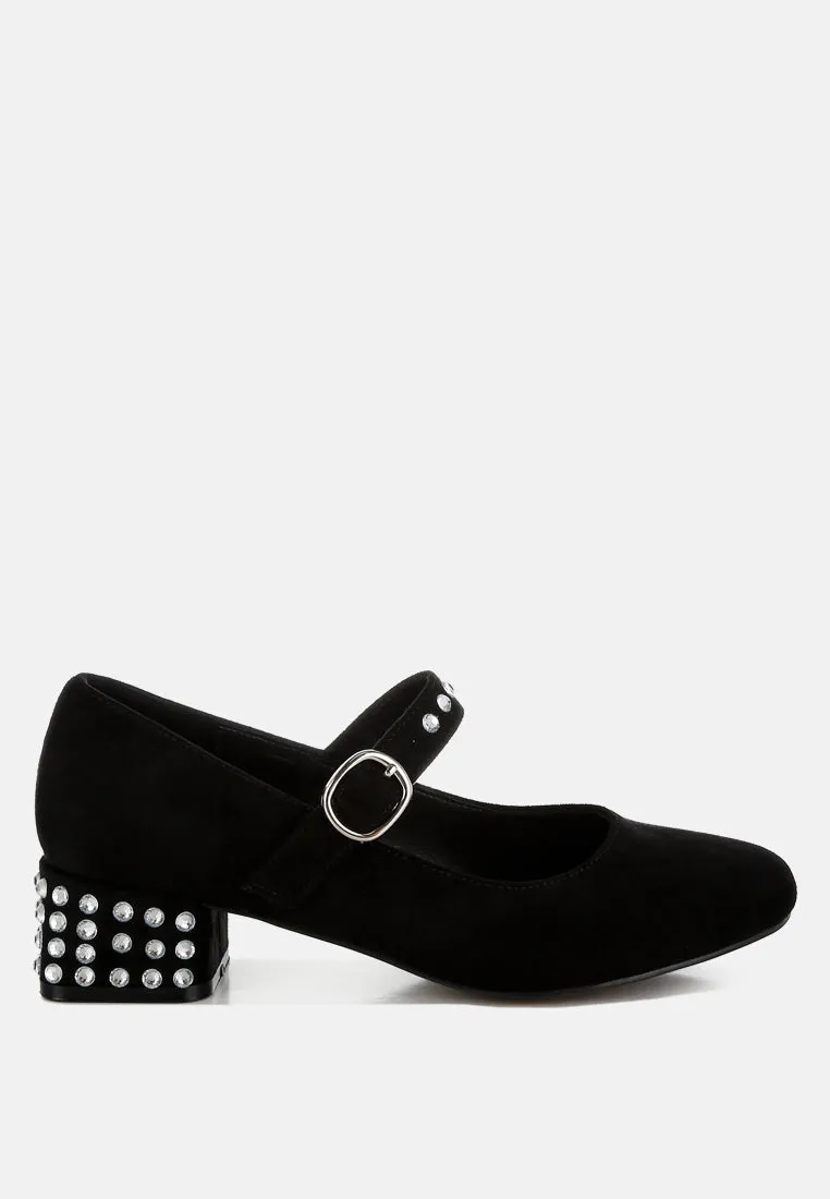 Sima Studded Mary Jane Pumps