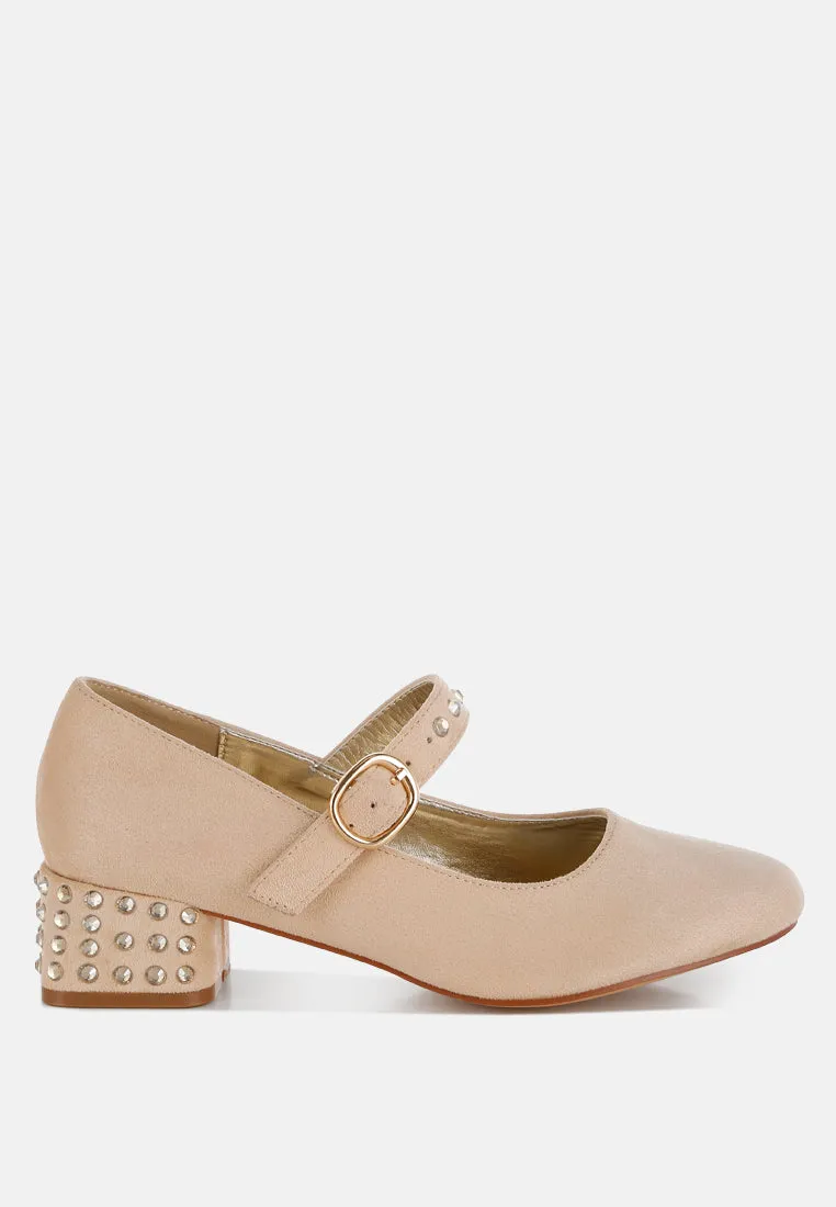 Sima Studded Mary Jane Pumps