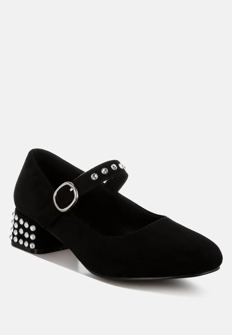 Sima Studded Mary Jane Pumps