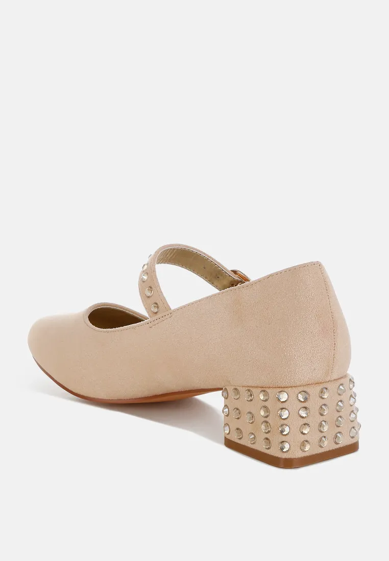 Sima Studded Mary Jane Pumps