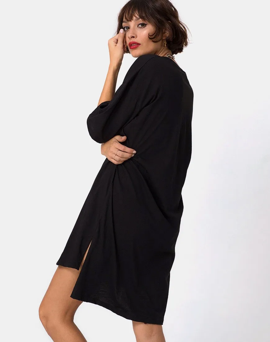 Step Hem 'Art Expression' Oversized T-Shirt Dress