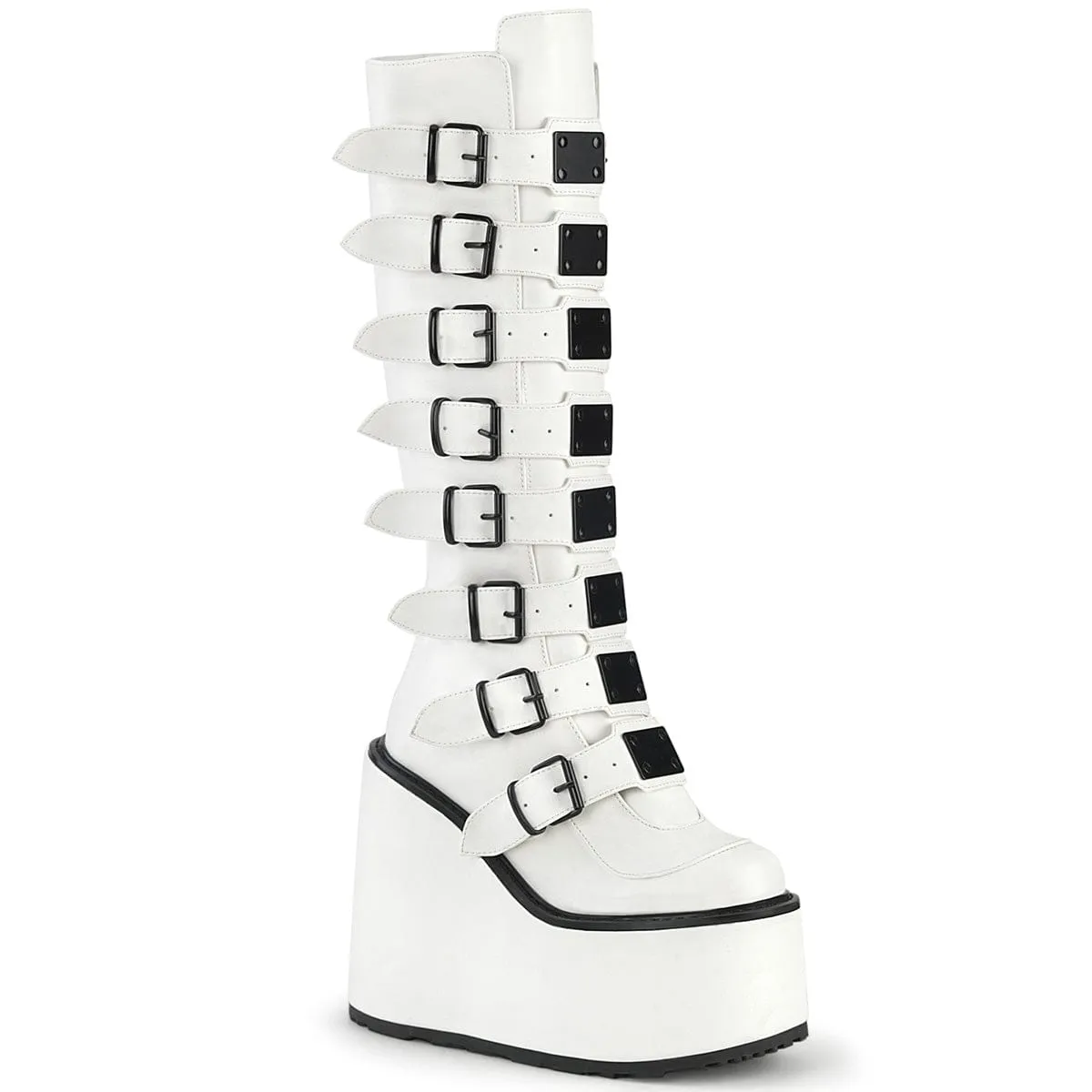 SWING-815 White Vegan Leather