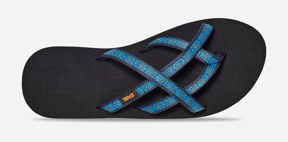 Teva Womens Olowahu Flower Loom Navy