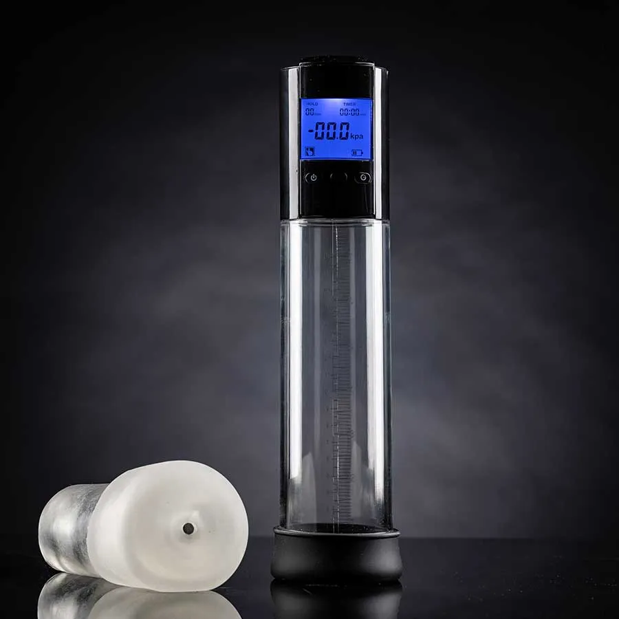 The Excelsior Smart Automatic Penis Pump with Stroker Sleeve by Lynk Pleasure