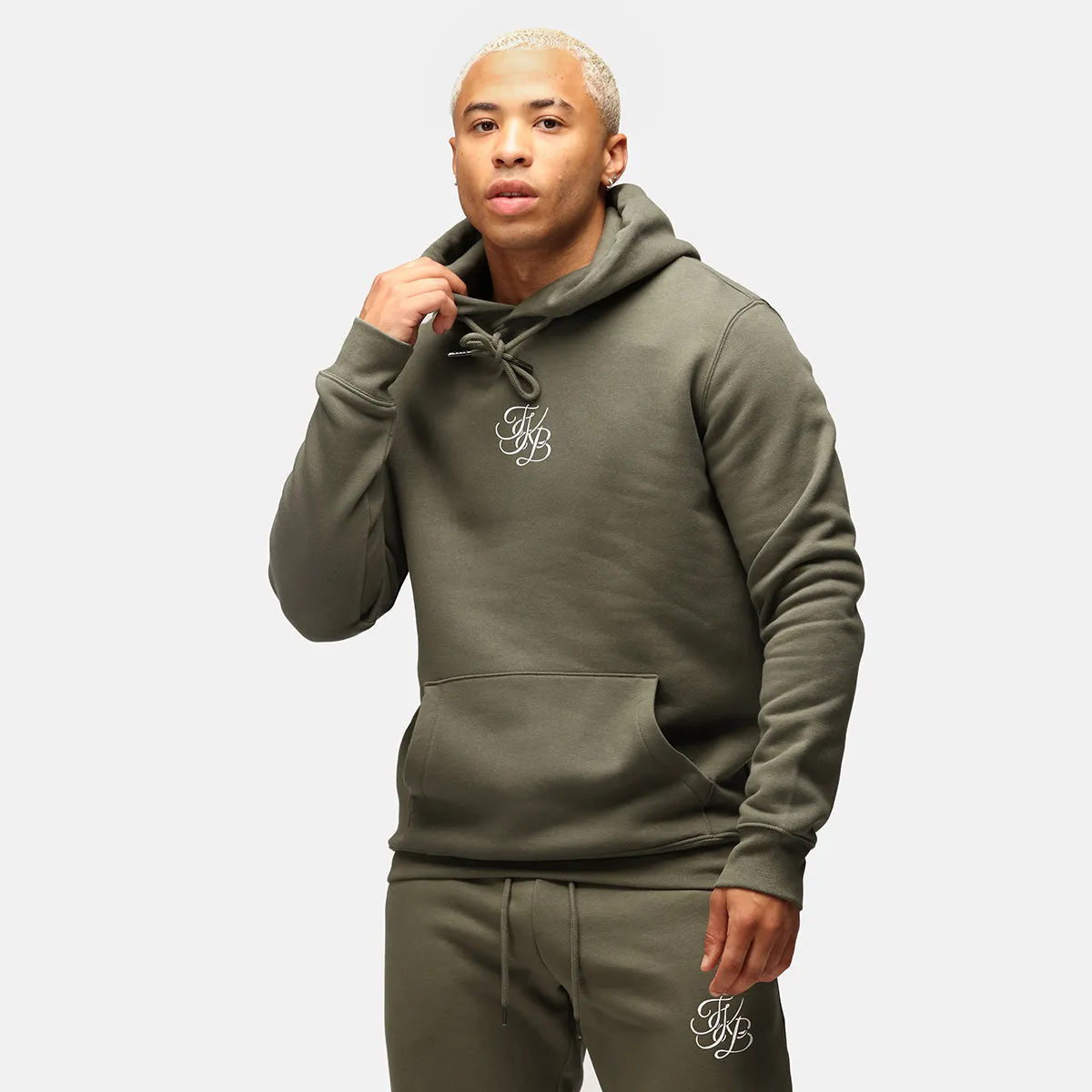 TKB Man Khaki Organic Hoodie