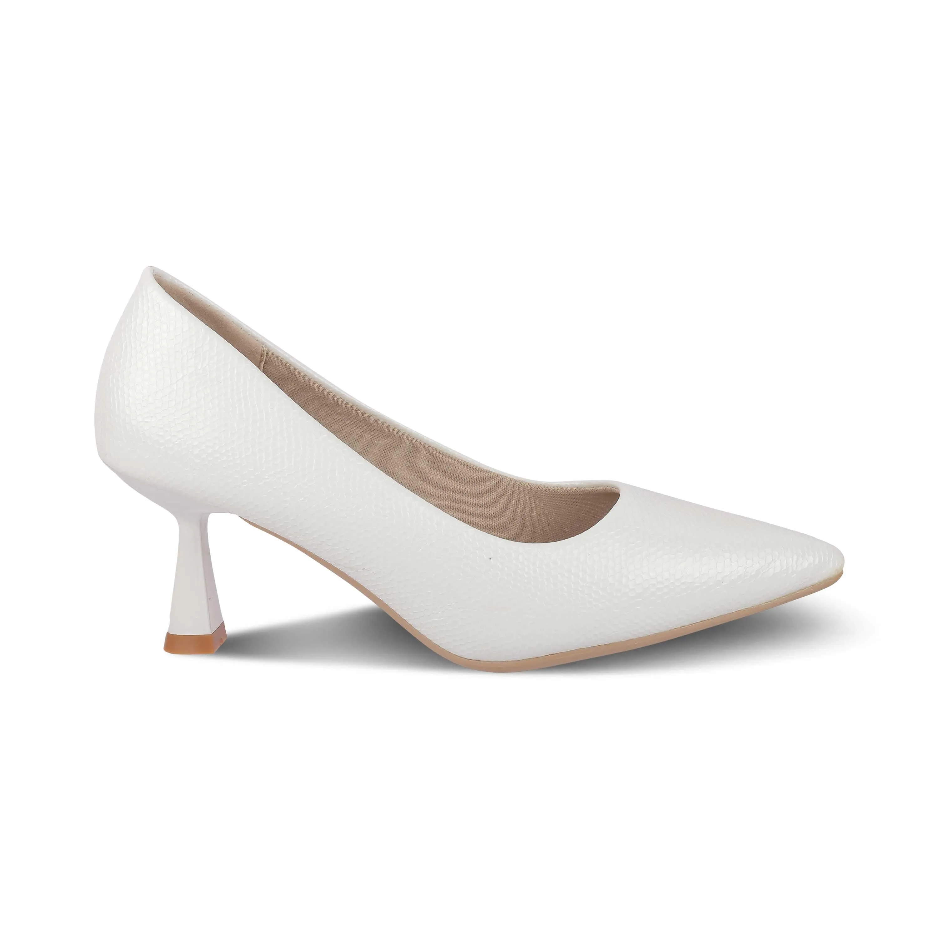 Tresmode Dussel White Women's Dress Pumps