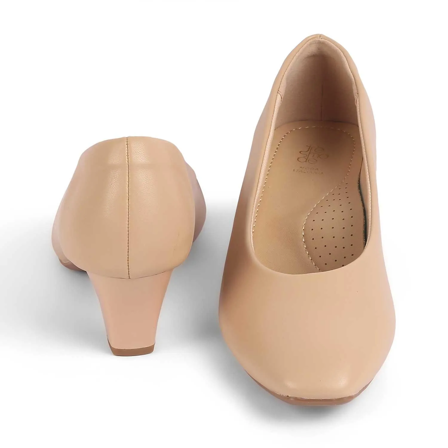 Tresmode Nanoi Tan Women's Dress Pumps