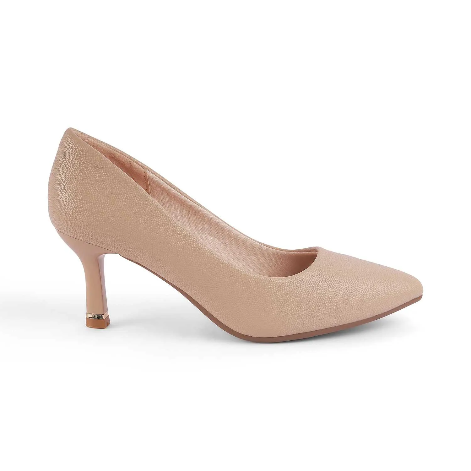 Tresmode Triango Beige Women's Dress Pumps