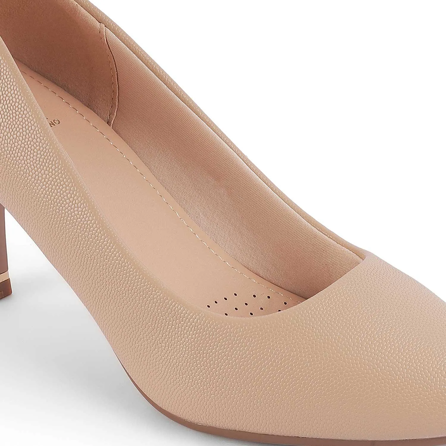 Tresmode Triango Beige Women's Dress Pumps