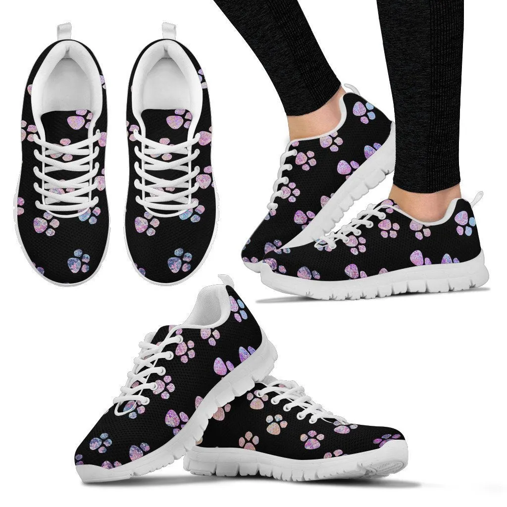 Watercolor Paws Women's Sneakers