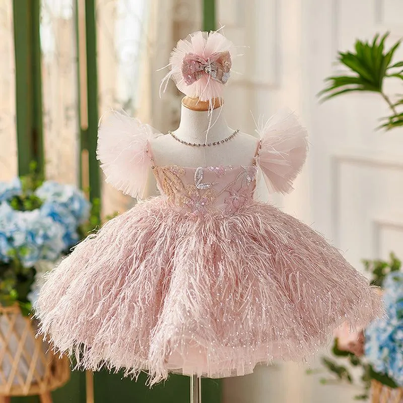 Whimsical Feathery Fairy Dress