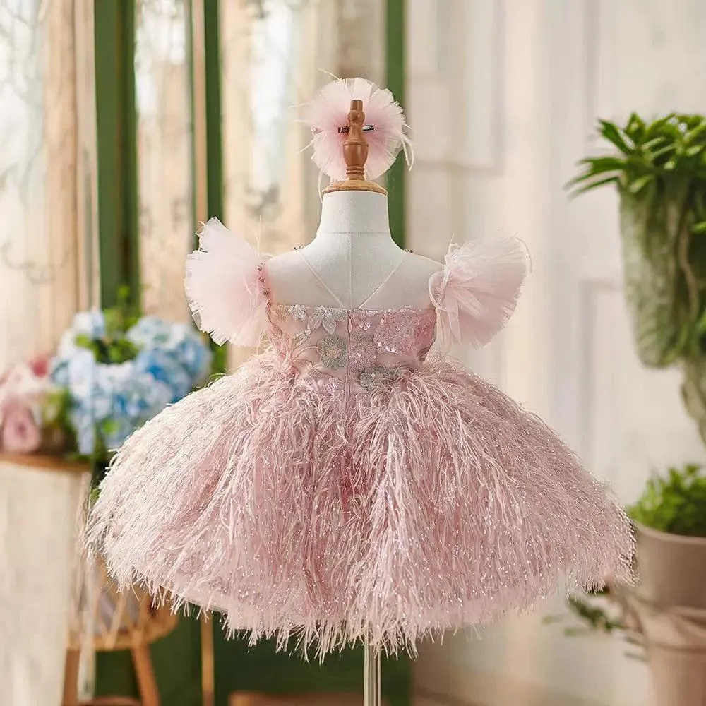 Whimsical Feathery Fairy Dress