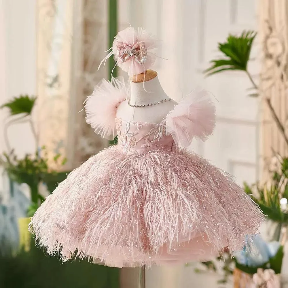 Whimsical Feathery Fairy Dress