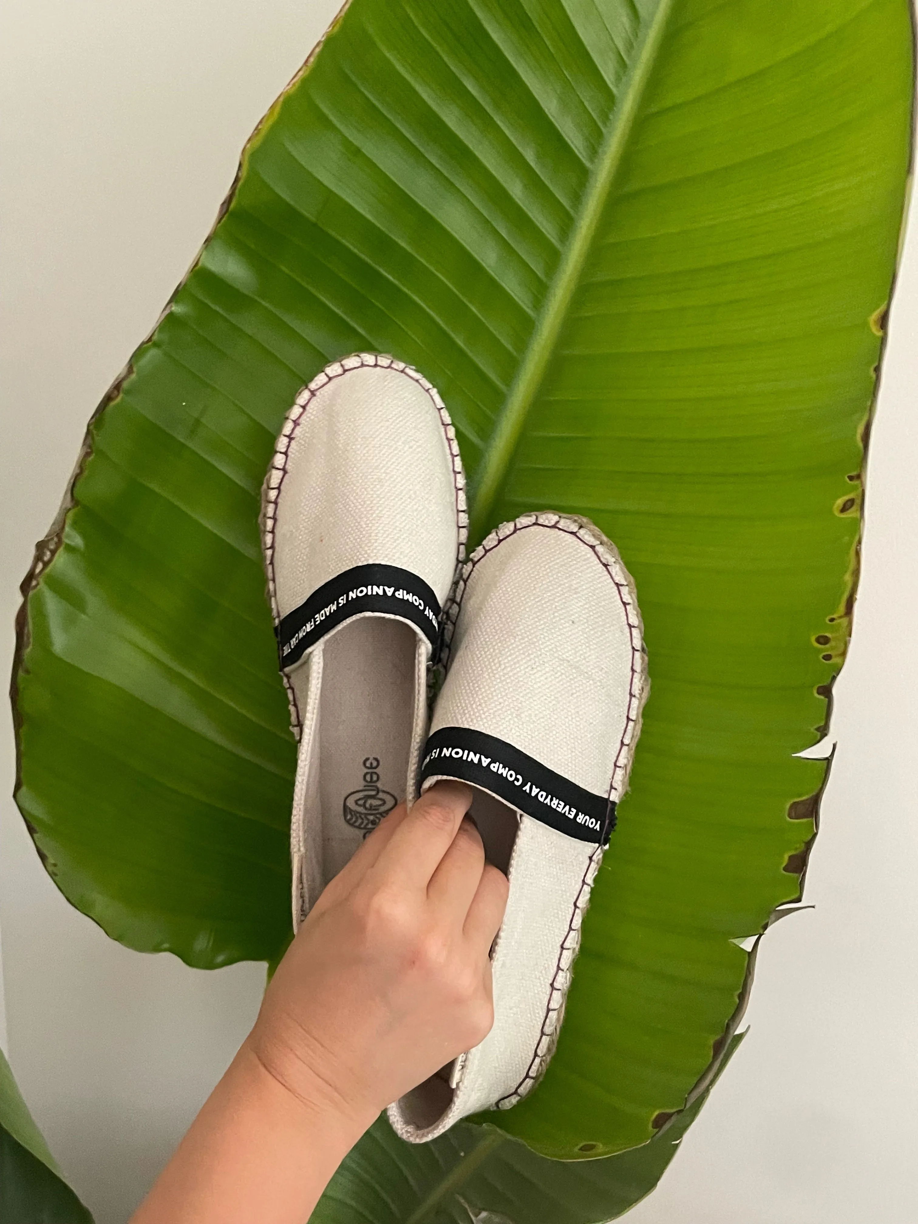 White Espadrille