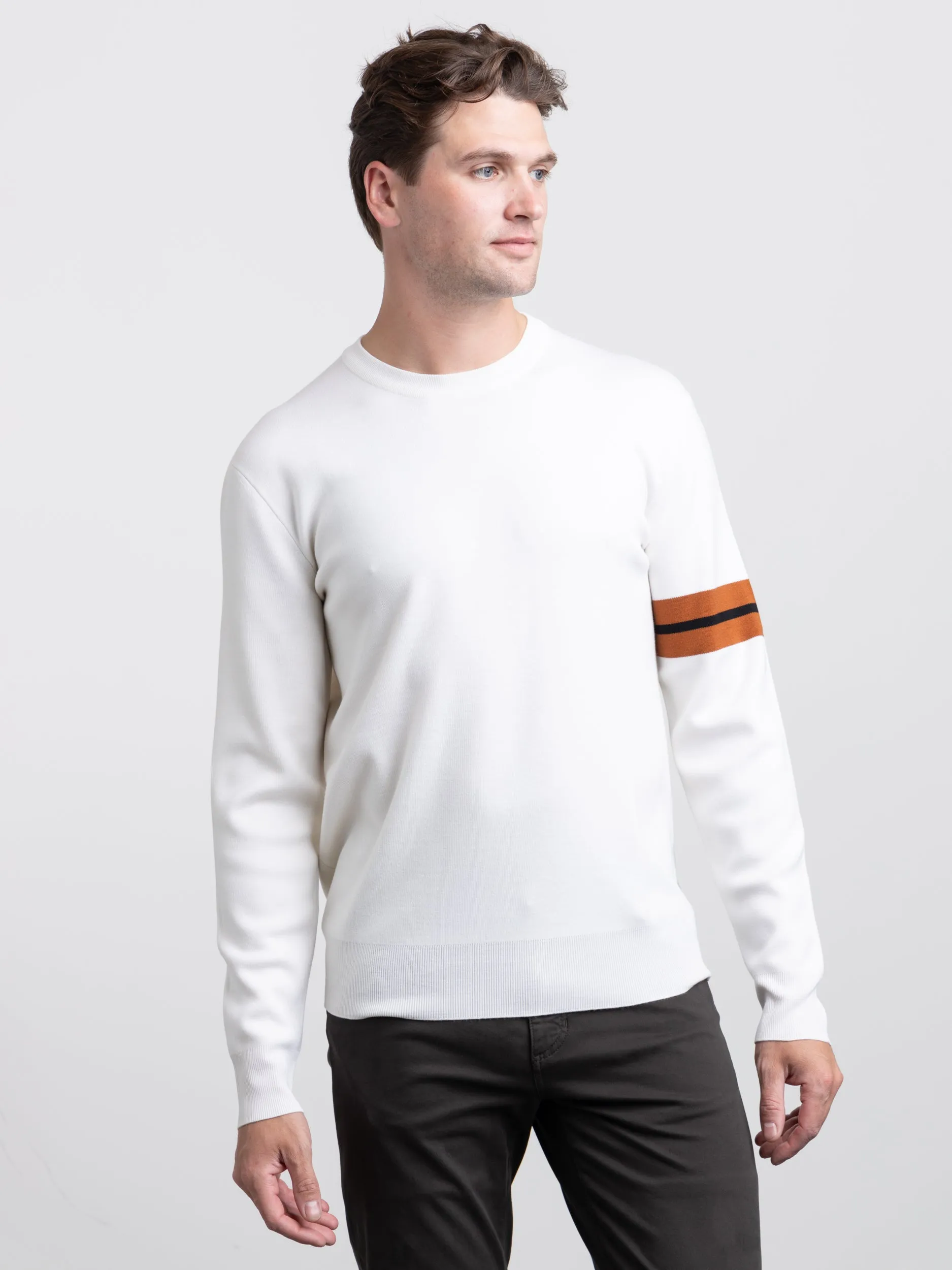 White High Performance™ Wool Crewneck